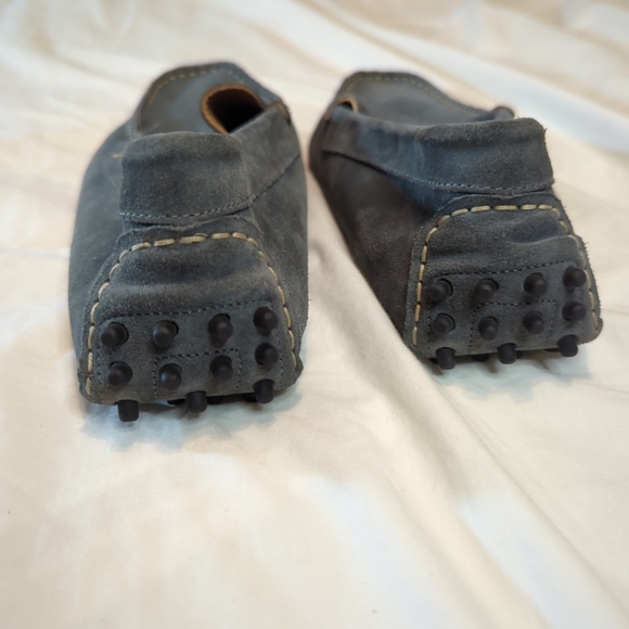 Laurent Effel Grey Suede Size 8 Moccasin - Picture 3 of 6